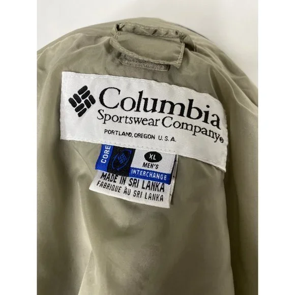 Men’s size XL Columbia Bugaboo blue and tan outer shell (no liner) jacket - Picture 11 of 11